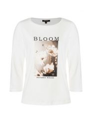 More & More Koszulka w kolorze białym rozmiar: 46. Białe bluzki damskie MORE & MORE, bez wzorów, z bawełny, bez kołnierzyka, bez ramiączek. Za 56.99 zł.