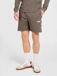Szorty Hummel Legacy 2.0. Niebieskie szorty męskie HUMMEL, bez wzorów, z bawełny. Za 219.50 zł.
