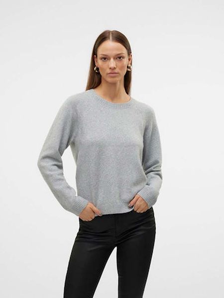 Vero Moda Sweter "Doffy Shine" w kolorze szarym rozmiar: XS. Szare swetry klasyczne damskie Vero Moda, xs, ze splotem, bez kołnierzyka. Za 32.75 zł.