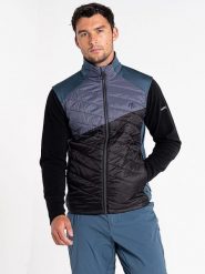 Dare 2b Kamizelka hybrydowa "Gendarme Wool" w kolorze niebieskoszaro-czarnym rozmiar: M. Czarne kamizelki męskie Dare 2b, m. Za 143.90 zł.