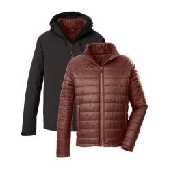 Kombinezon parka i puchówka Killtec KOW 95. Brązowe parki męskie KILLTEC, na jesień, m, bez wzorów, z materiału. Za 555.50 zł.