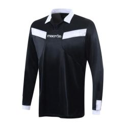 Koszulka sędziowska z długim rękawem Macron. Białe t-shirty sportowe męskie Macron, l, z materiału, bez ramiączek, do piłki nożnej. Za 177.00 zł.