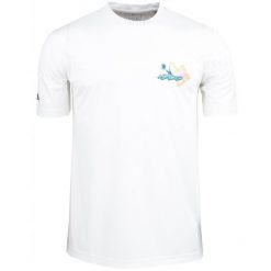 Adidas koszulka Mężczyzna sportowa t-shirt roz.M. Białe t-shirty męskie Adidas, m, bez ramiączek, na fitness i siłownię. Za 127.00 zł.