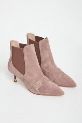 Botki damskie zamszowe LIU JO. Botki damskie Liu Jo, z zamszu, bez obcasa, bez zapięcia. Za 899.00 zł.