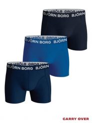 Bjorn_borg COTTON STRETCH BOXER 3p JUNIOR multipack – MULTIPACK 2. Niebieskie bokserki męskie Björn Borg, bez wzorów, z bawełny. Za 228.00 zł.