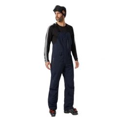 Spodnie ogrodniczki Helly Hansen legendary insulated bib. Niebieskie spodnie materiałowe męskie Helly Hansen, bez wzorów, sportowe. Za 996.00 zł.