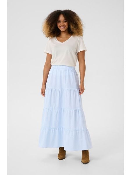 Kaffe Spódnica w kolorze błękitnym rozmiar: 40. Niebieskie spódniczki damskie Kaffe, bez wzorów, maxi. Za 109.26 zł.