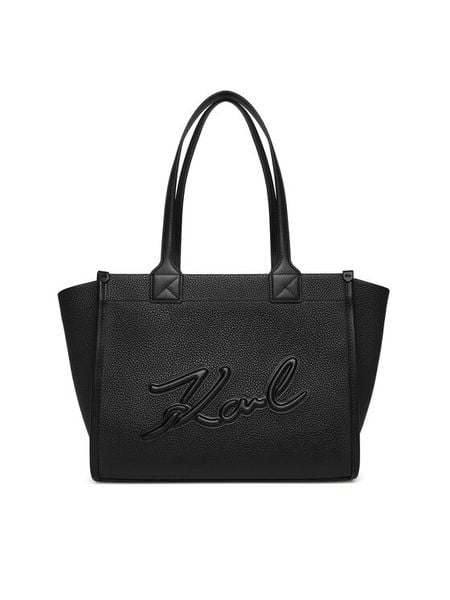 KARL LAGERFELD Torebka A4W30258 Czarny. Czarne torebki klasyczne damskie Karl Lagerfeld, bez wzorów, ze skóry, bez dodatków. Za 639.99 zł.