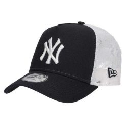 Czapka Z Daszkiem Unisex Dla Dorosłych MLB League New York Yankees. Czarne czapki męskie New Era, bez wzorów, z bawełny. Za 226.99 zł.