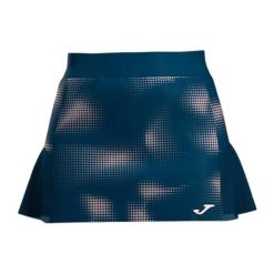 Damskie spódnico-spodenki Joma Smash. Niebieskie szorty damskie Joma, bez wzorów, z materiału, klasyczne, z standardowym stanem. Za 189.00 zł.