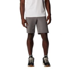 Spodenki trekkingowe męskie Columbia Triple Canyon Short II. Szare szorty męskie Columbia, bez kołnierzyka. Za 209.99 zł.