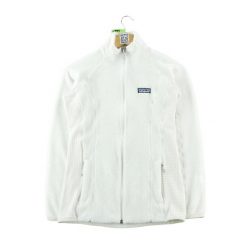 Second life - Kurtka polarowa damska Patagonia Polartec - Stan bardzo dobry. Białe kurtki damskie Patagonia, l, bez wzorów, z polaru, bez kaptura. Za 255.56 zł.