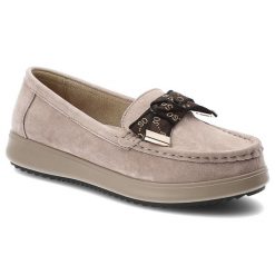 Mokasyny damskie Filippo, o klasycznym kroju z cholewką ze skóry naturalnej osadzone na lekkiej elastycznej podeszwie z dekoracyjną kokardą, beżowe,. Brązowe mokasyny damskie Filippo, z jeansu. Za 189.00 zł.