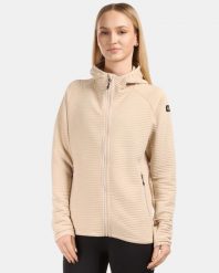 Damska bluza techniczna Kilpi TANALI-W. Brązowe bluzy bez kaptura damskie Kilpi, z materiału. Za 422.05 zł.