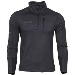Bluza polarowa Taimen Uilgan Grid - Ciemnoszara. Szare bluzy bez kaptura męskie TAIMEN, z polaru. Za 299.00 zł.