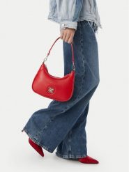 Nine West Torebka CEO-SOFT ALLURE-LDA9751 Czerwony. Czerwone torebki klasyczne damskie Nine West, bez wzorów, ze skóry, bez dodatków. Za 199.99 zł.