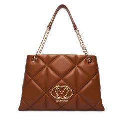 Torebka LOVE MOSCHINO. Brązowe torebki klasyczne damskie Love Moschino, bez wzorów, bez dodatków. Za 1,099.00 zł.