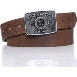 TOM TAILOR PASEK SKÓRZANY TM0173R13 40mm Gürtel Q.2081 0690. Brązowe paski męskie Tom Tailor, z aplikacjami, z denimu, klasyczne. Za 79.99 zł.