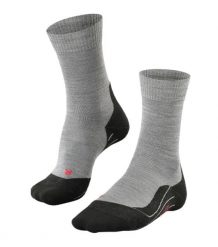 Skarpetki damskie Falke TK5. Szare skarpetki damskie Falke, bez wzorów, z poliamidu. Za 156.00 zł.