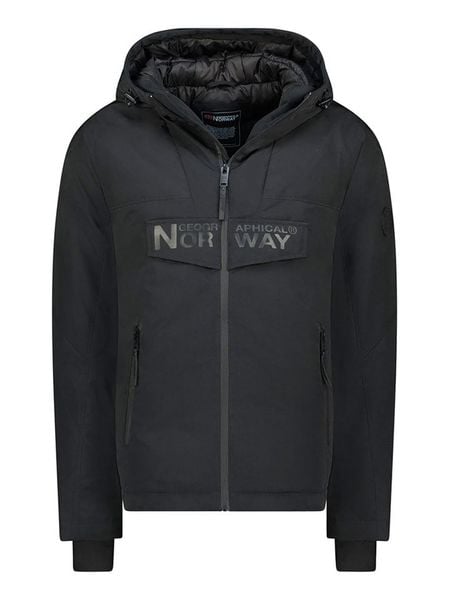 Geographical Norway Parka "Buldozer" w kolorze czarnym rozmiar: XL. Czarne parki męskie Geographical Norway, xl, bez wzorów. Za 364.62 zł.