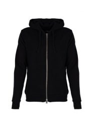Les Hommes Bluza "Full Zip" | LBH3004700U | Mężczyzna | Czarny. Czarne bluzy z kapturem męskie Les Hommes, m, z bawełny. W wyprzedaży za 769.00 zł.