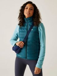 Regatta Kamizelka pikowana "Marizion" w kolorze turkusowym rozmiar: 42. Niebieskie kamizelki damskie Regatta. Za 130.81 zł.