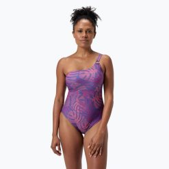 Strój pływacki jednoczęściowy damski Speedo Shaping Printed Asymmetric. Niebieskie stroje jednoczęściowe damskie Speedo, m, bez wzorów. Za 289.99 zł.