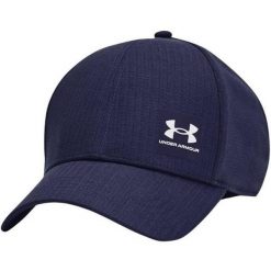 Męska Czapka Z Daszkiem ArmourVent O Niskim Profilu. Niebieskie czapki męskie Under Armour, bez wzorów. Za 173.99 zł.