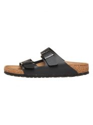 Birkenstock Klapki "Arizona" w kolorze czarnym rozmiar: 41. Czarne klapki damskie Birkenstock, bez wzorów, bez obcasa. Za 311.85 zł.
