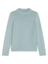 Marc O´Polo Sweter w kolorze turkusowym rozmiar: XXL. Niebieskie golfy damskie xxl, bez wzorów, z bawełny, bez ramiączek. Za 237.17 zł.