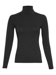 MOSS COPENHAGEN Golf "Olivie" w kolorze czarnym rozmiar: XL. Czarne golfy damskie MOSS COPENHAGEN, s, bez wzorów, z bawełny, bez ramiączek. Za 96.60 zł.