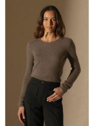 Perfect Cashmere Kaszmirowy sweter "Marya" w kolorze szarobrązowym rozmiar: S. Brązowe swetry klasyczne damskie Perfect Cashmere, s, z kaszmiru, bez kołnierzyka. Za 460.12 zł.