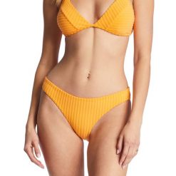 Dół od stroju kąpielowego Billabong In The Loop Isla. Żółte bikini damskie Billabong, bez wzorów. Za 89.99 zł.