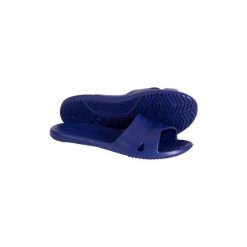 Klapki basenowe SLAP 100 BASIC damskie. Niebieskie klapki damskie NABAIJI, bez wzorów, bez obcasa. Za 19.99 zł.