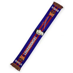 FC Barcelona 25-26, oficjalny szalik - podpisany przez Roberta Lewandowskiego. Czerwone szaliki męskie FC Barcelona, bez wzorów. W wyprzedaży za 123.86 zł.