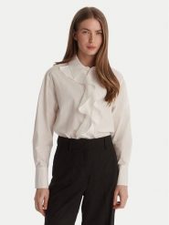 Marella Koszula Falesia 2613111071 Biały Regular Fit. Białe koszule damskie Marella, bez wzorów, z bawełny, biznesowe, bez kołnierzyka, bez ramiączek. Za 779.99 zł.