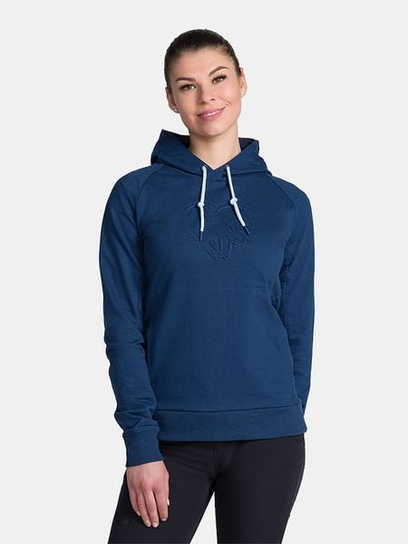 Kilpi Bluza "Sohey" w kolorze granatowym rozmiar: 38. Niebieskie bluzy z kapturem damskie Kilpi, z bawełny. Za 172.89 zł.
