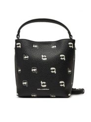 KARL LAGERFELD Torebka A2W30205 Czarny. Czarne torebki klasyczne damskie Karl Lagerfeld, bez wzorów, ze skóry, bez dodatków. Za 619.99 zł.