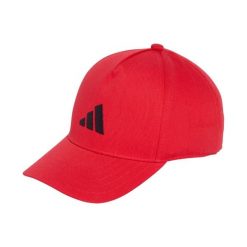 Czapka z daszkiem adidas Baseball. Czerwone czapki z daszkiem damskie Adidas, bez wzorów. Za 58.99 zł.