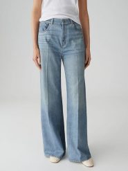 OPUS Dżinsy "Capria" - Comfort fit - w kolorze błękitnym rozmiar: 40/L30. Niebieskie jeansy damskie Opus, z podwyższonym stanem. Za 274.95 zł.