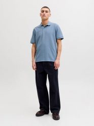 Jack & Jones Koszulka polo "Austin" w kolorze błękitnym rozmiar: XL. Niebieskie koszulki polo męskie Jack & Jones, xl, bez wzorów, z bawełny, bez ramiączek. Za 131.74 zł.