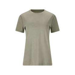 Koszulka damska Endurance Alvaly Melange. Niebieskie bluzki sportowe damskie Endurance, bez kołnierzyka, bez ramiączek. Za 78.50 zł.