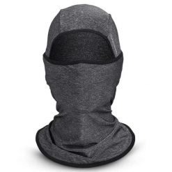 Czapka z pełnym zakryciem, przeciwsłoneczna, oddychająca. Szare czapki męskie ROCKBROS, bez wzorów, z jedwabiu. Za 74.00 zł.