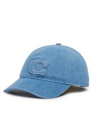 Coach Czapka z daszkiem 29CCN89 Niebieski. Niebieskie czapki z daszkiem damskie Coach, bez wzorów, z bawełny. Za 209.99 zł.