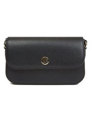 Michael Kors Skórzana torebka w kolorze czarnym - 21 x 14 x 4,5 cm rozmiar: onesize. Czarne torebki klasyczne damskie Michael Kors, bez wzorów, z materiału, bez dodatków. Za 752.45 zł.