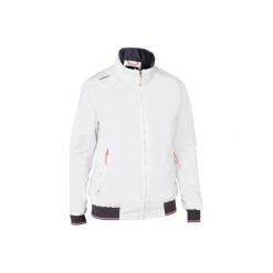 Bluza żeglarska na regaty RACE 100 damska. Białe bluzy bez kaptura damskie TRIBORD, z elastanu. Za 149.99 zł.