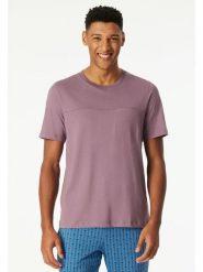 Schiesser Koszulka piżamowa w kolorze fioletowym rozmiar: 54. Różowe piżamy męskie Schiesser, bez wzorów, z bawełny, bez ramiączek. Za 56.99 zł.
