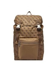 Guess Plecak HMBENP P6111 Beżowy. Brązowe plecaki męskie Guess, z aplikacjami, z materiału. Za 589.99 zł.