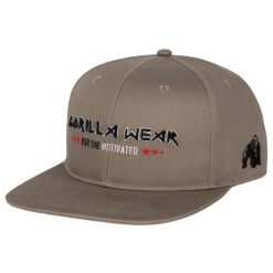 Wayne Snapback Czapka - Brązowy. Brązowe czapki męskie GORILLA WEAR, bez wzorów. Za 144.00 zł.