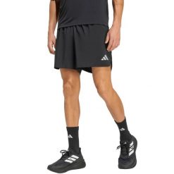 Szorty adidas adi365 Essentials. Czarne szorty męskie Adidas, bez wzorów, z materiału, klasyczne. Za 102.99 zł.
